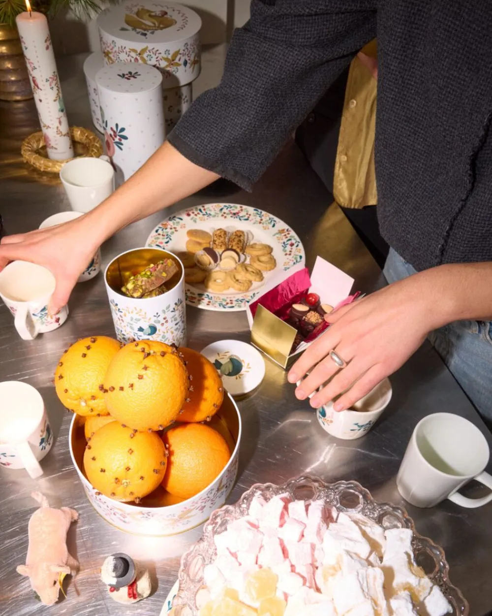 Rosendahl GC Cottage Tallerken Ø27 cm hvid m. deko