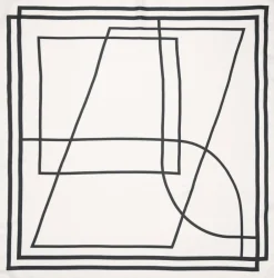 Dame MANGO Geometric printed foulard