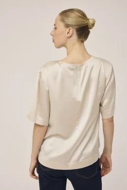 Gia 2 Kortærmede bluse - 100% silke><noscript><img width=