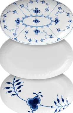 Gift W History Oval Asiette 23,5cm 3PCS>Royal Copenhagen Discount