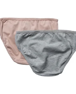Magasin du Nord Collection Girls Briefs 2-Pack Light grey melange New
