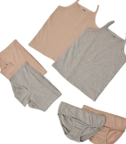 Magasin du Nord Collection Girls Briefs 2-Pack Light grey melange New