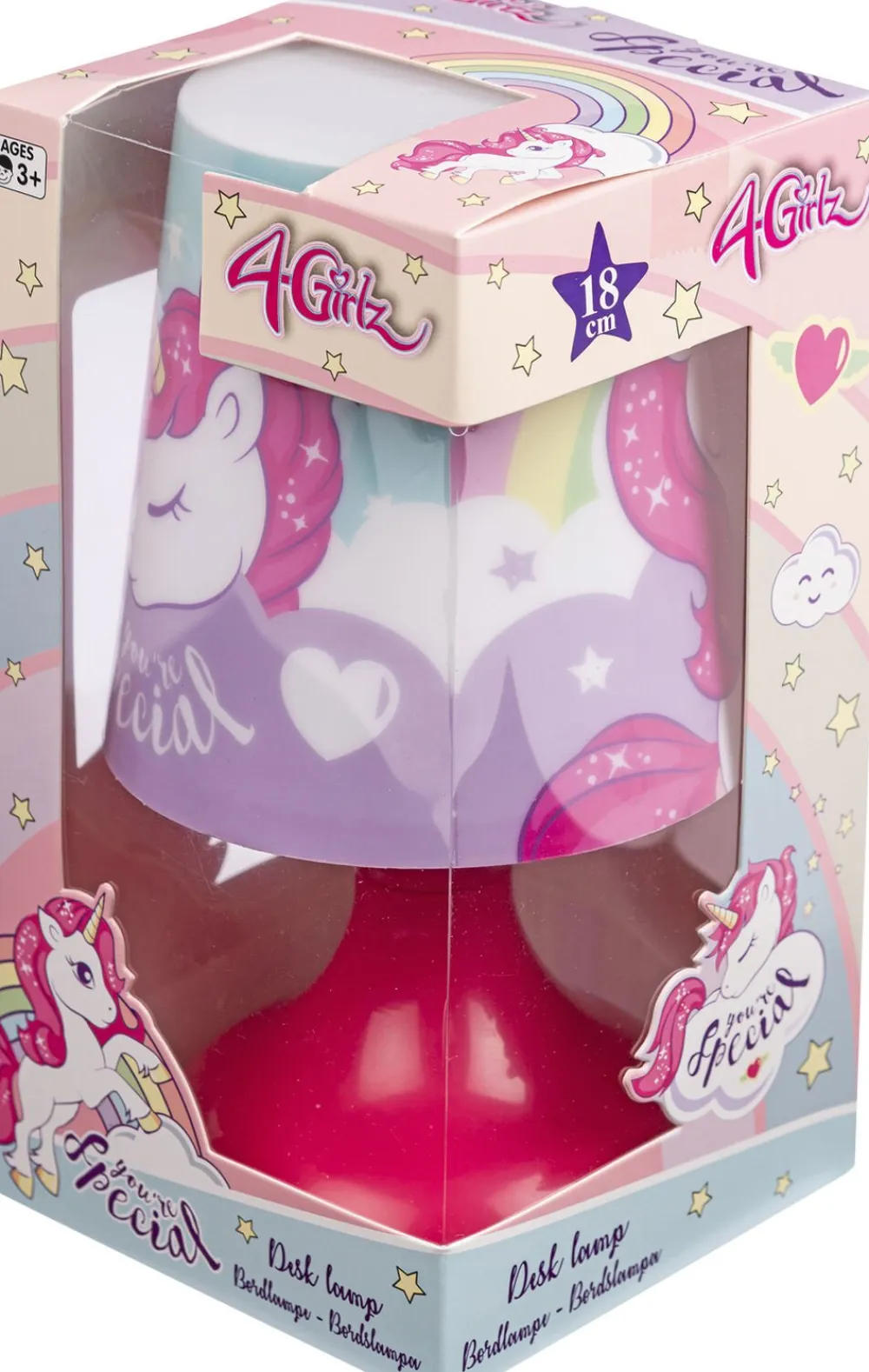 Børn 4-GIRLZ BORDLAMPE 18c