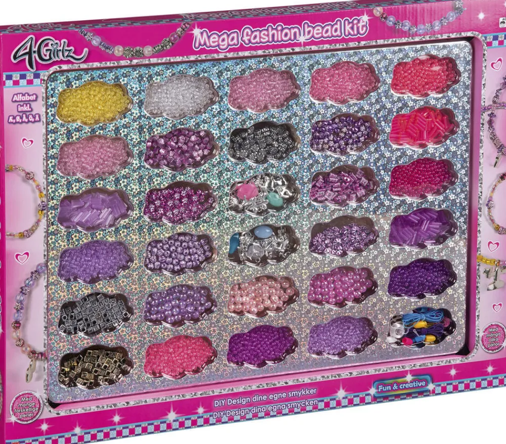 Børn 4-GIRLZ MEGA PERLESÆT