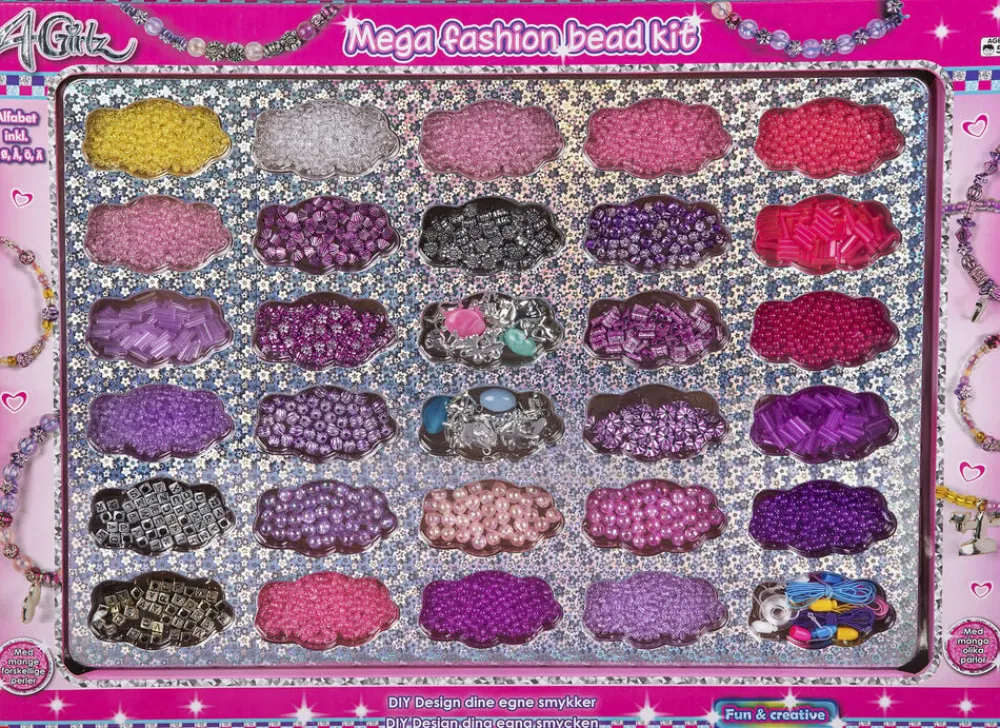 Børn 4-GIRLZ MEGA PERLESÆT