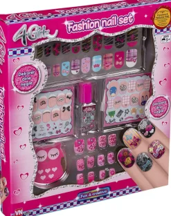 Børn 4-GIRLZ NEGLE SÆT