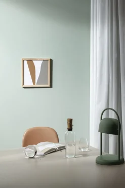 Glaskaraffel med træprop 1 l><noscript><img width=