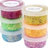 Børn Creativ Company Glitter Clay, 6x20ml.