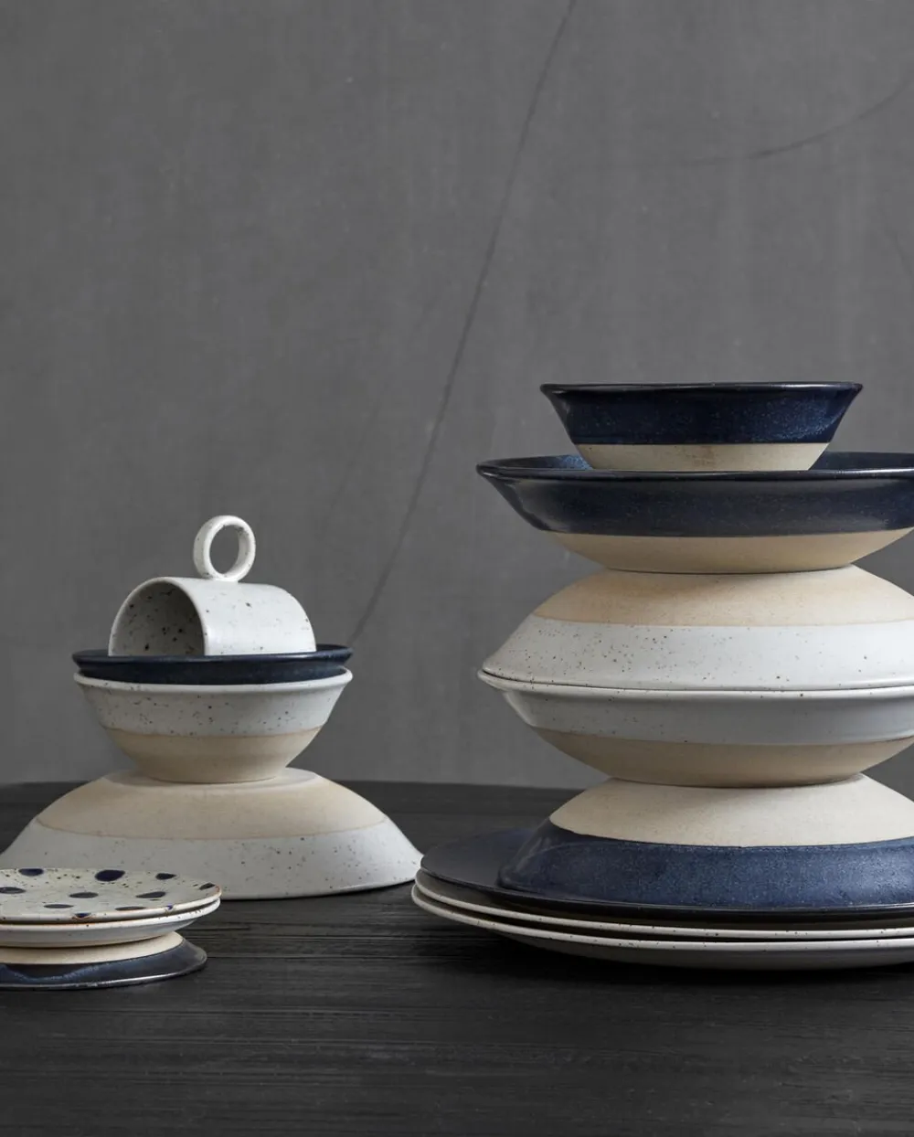 Nordal GRAINY soup plate, dark blue Best