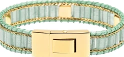 Aventurine Stud Bracelet><noscript><img width=