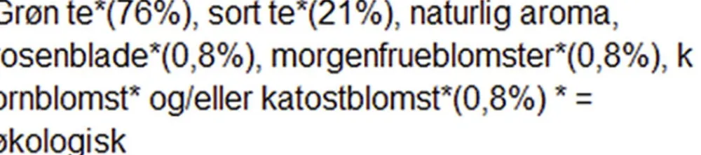 Chaplon Grøn Bjerg te økologisk 160g