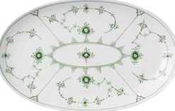 Royal Copenhagen Grøn Mussel asiet, 23,5 cm