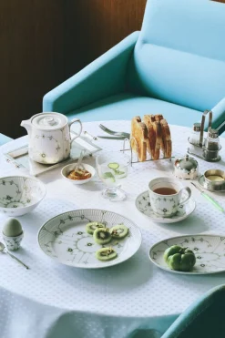 Royal Copenhagen Grøn Mussel k/underkop, 24 cl