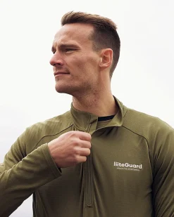 Liiteguard Ground Tech 1/4 Zip Trøje Gr&oslash;n Online
