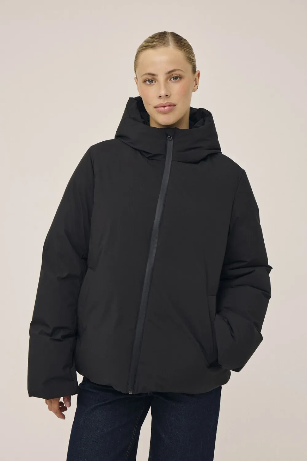 Magasin du Nord Collection Gry 1 Dunjakke med vandsøjletryk på 3000 mm - GRS Black Online