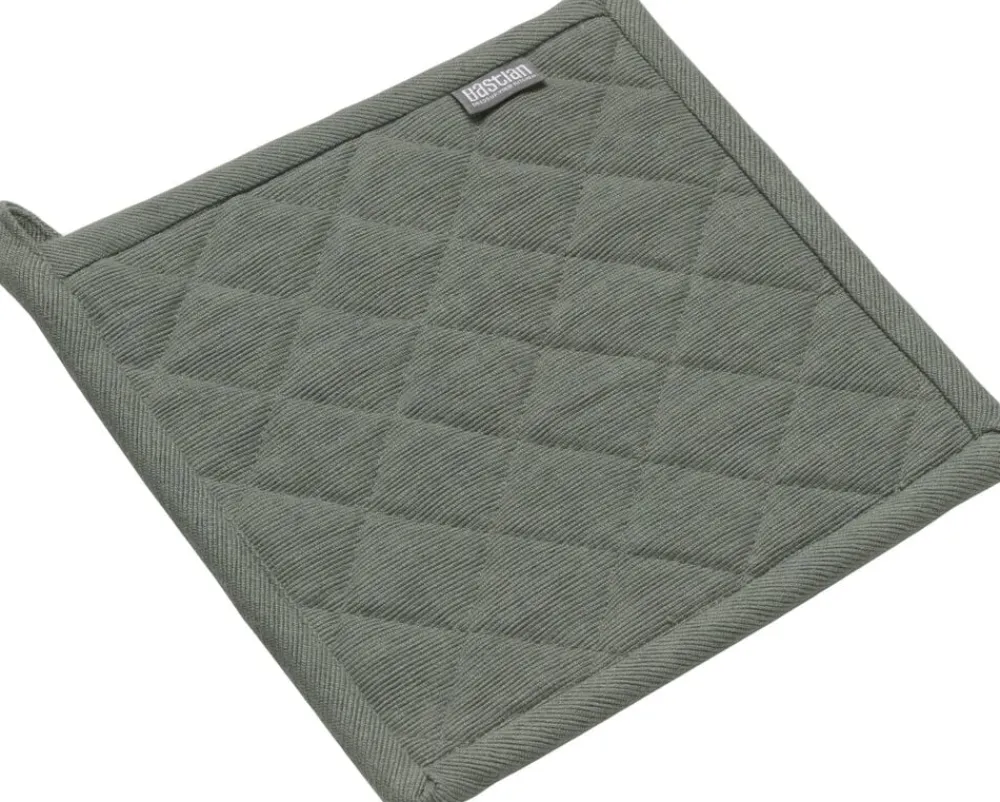 Bastian Grydelap 22,5x22,5 cm Olivengrøn