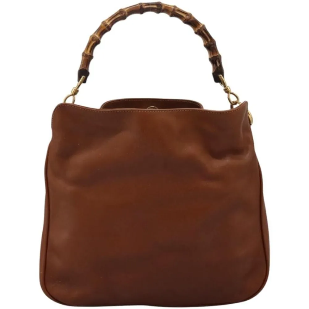 Gucci Vintage Gucci Bamboo Brown Clearance