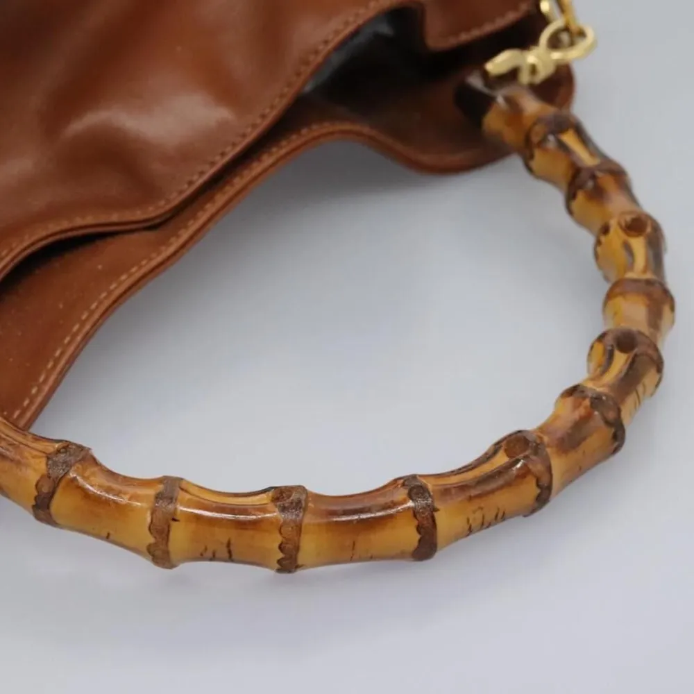 Gucci Vintage Gucci Bamboo Brown Clearance