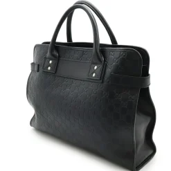 Gucci Vintage Gucci Briefcase Black Outlet