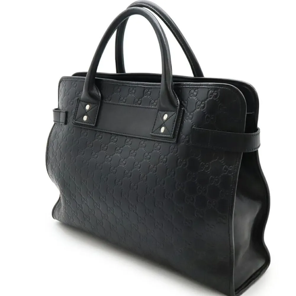 Gucci Vintage Gucci Briefcase Black Outlet