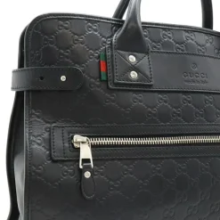 Gucci Vintage Gucci Briefcase Black Outlet