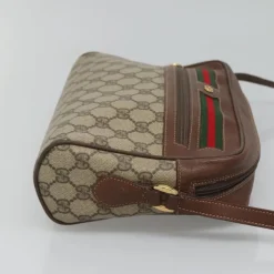 Gucci Vintage Gucci Shoulder Bag Beige Discount