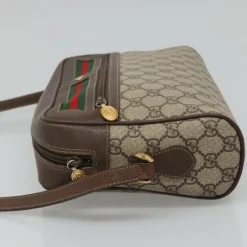 Gucci Vintage Gucci Shoulder Bag Beige Hot
