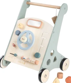 Sebra Gåvogn m/aktiviteter bil, træ
