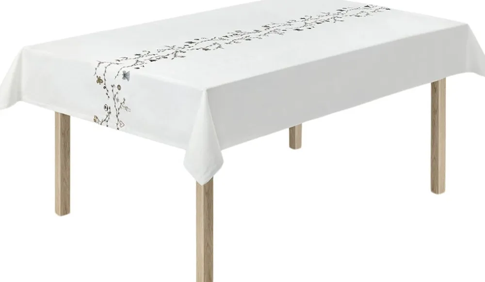 Kähler Hammershøi Christmas Dug 150x370 cm hvid m. deko