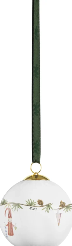 Hammershøi Christmas Kugle 2024 Ø6 cm hvid m. deko>Kähler Discount