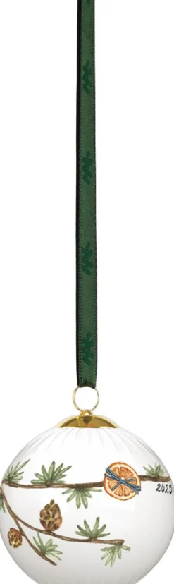 Hammershøi Christmas Kugle 2025 Ø6 cm hvid m. deko>Kähler Outlet