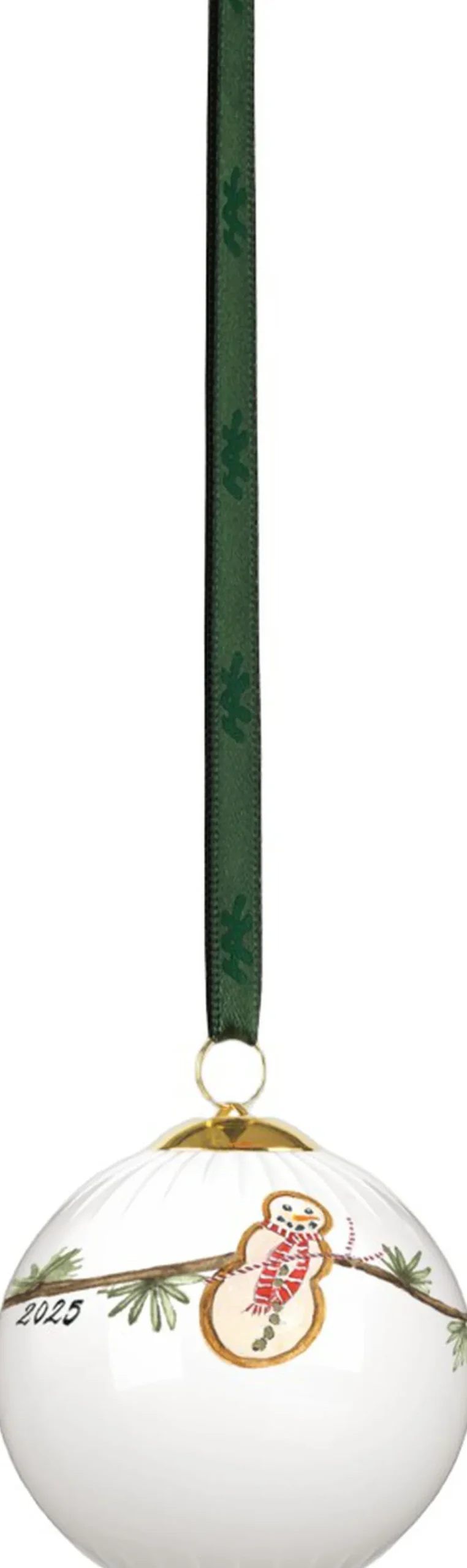 Hammershøi Christmas Kugle 2025 Ø6 cm hvid m. deko>Kähler Outlet