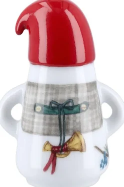 Kähler Hammershøi Christmas Nissefar Ø6 cm hvid m. deko Outlet