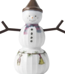 Kähler Hammershøi Christmas Snedreng H9 hvid m. deko