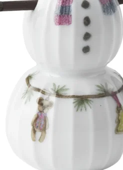 Kähler Hammershøi Christmas Snedreng H9 hvid m. deko