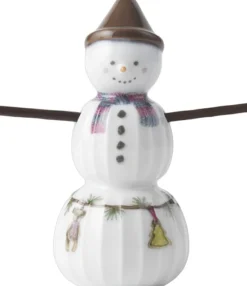 Kähler Hammershøi Christmas Snedreng H9 hvid m. deko