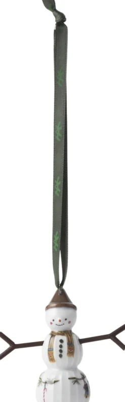 Kähler Hammershøi Christmas Snedreng hængende H7 hvid m. deko New