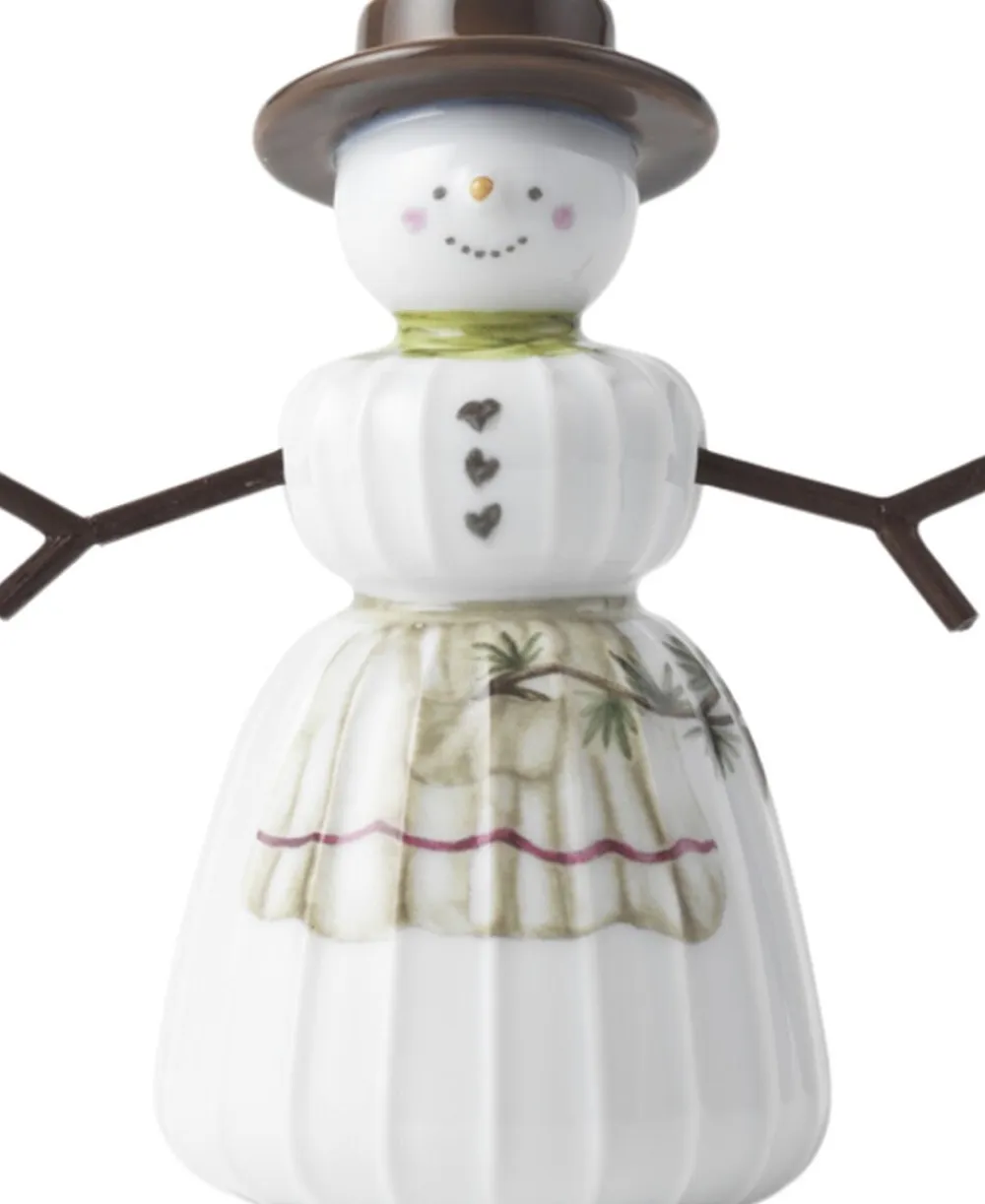 Kähler Hammershøi Christmas Snekone H11 hvid m. deko