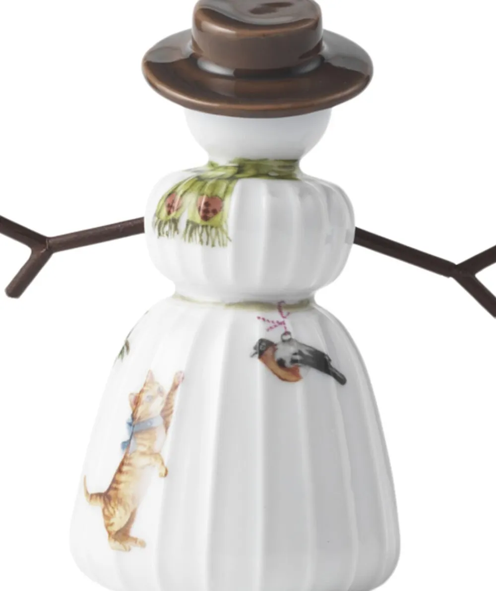 Kähler Hammershøi Christmas Snekone H11 hvid m. deko