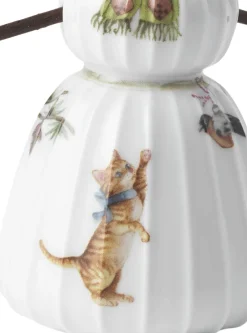 Kähler Hammershøi Christmas Snekone H11 hvid m. deko