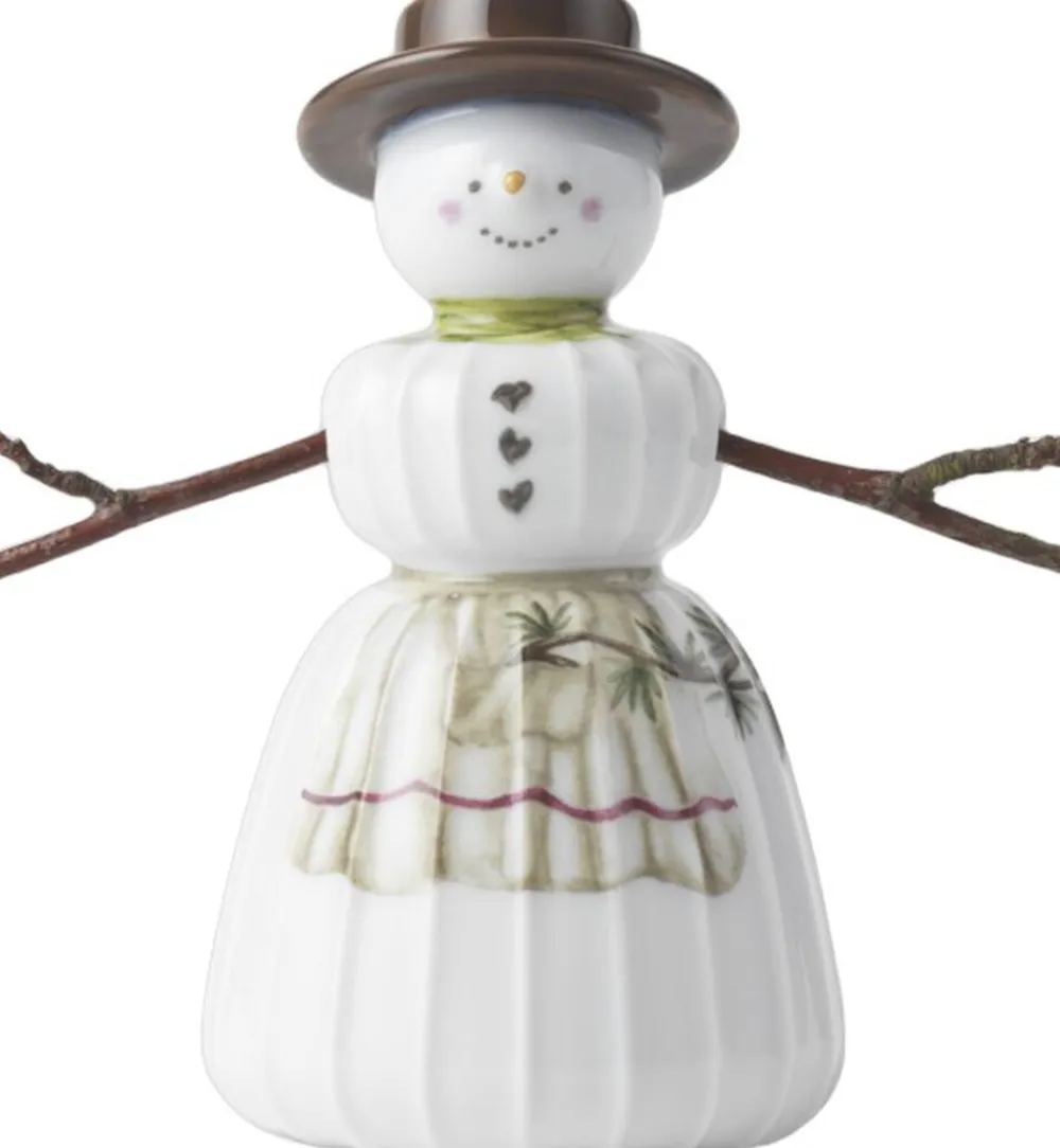 Kähler Hammershøi Christmas Snekone H11 hvid m. deko