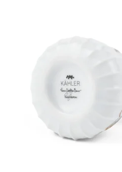 Kähler Hammershøi Christmas Snekone H11 hvid m. deko