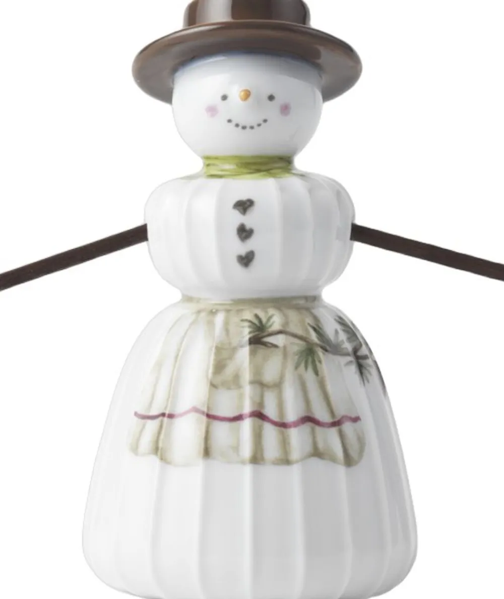 Kähler Hammershøi Christmas Snekone H11 hvid m. deko