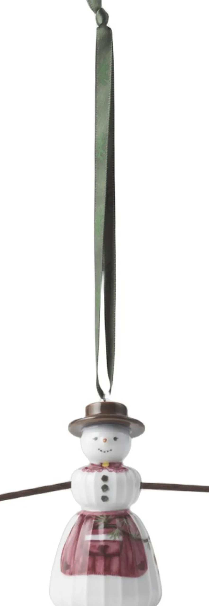 Kähler Hammershøi Christmas Snekone hængende H9 hvid m. deko