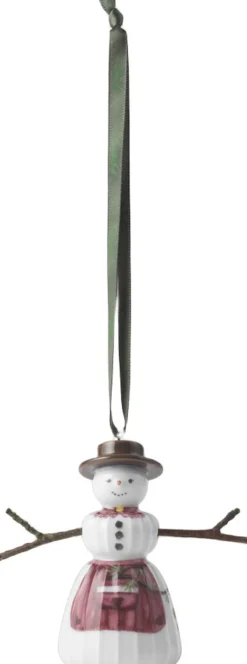 Kähler Hammershøi Christmas Snekone hængende H9 hvid m. deko