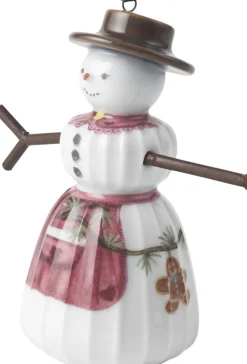 Kähler Hammershøi Christmas Snekone hængende H9 hvid m. deko