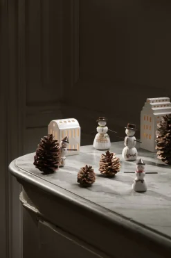 Kähler Hammershøi Christmas Snekone hængende H9 hvid m. deko