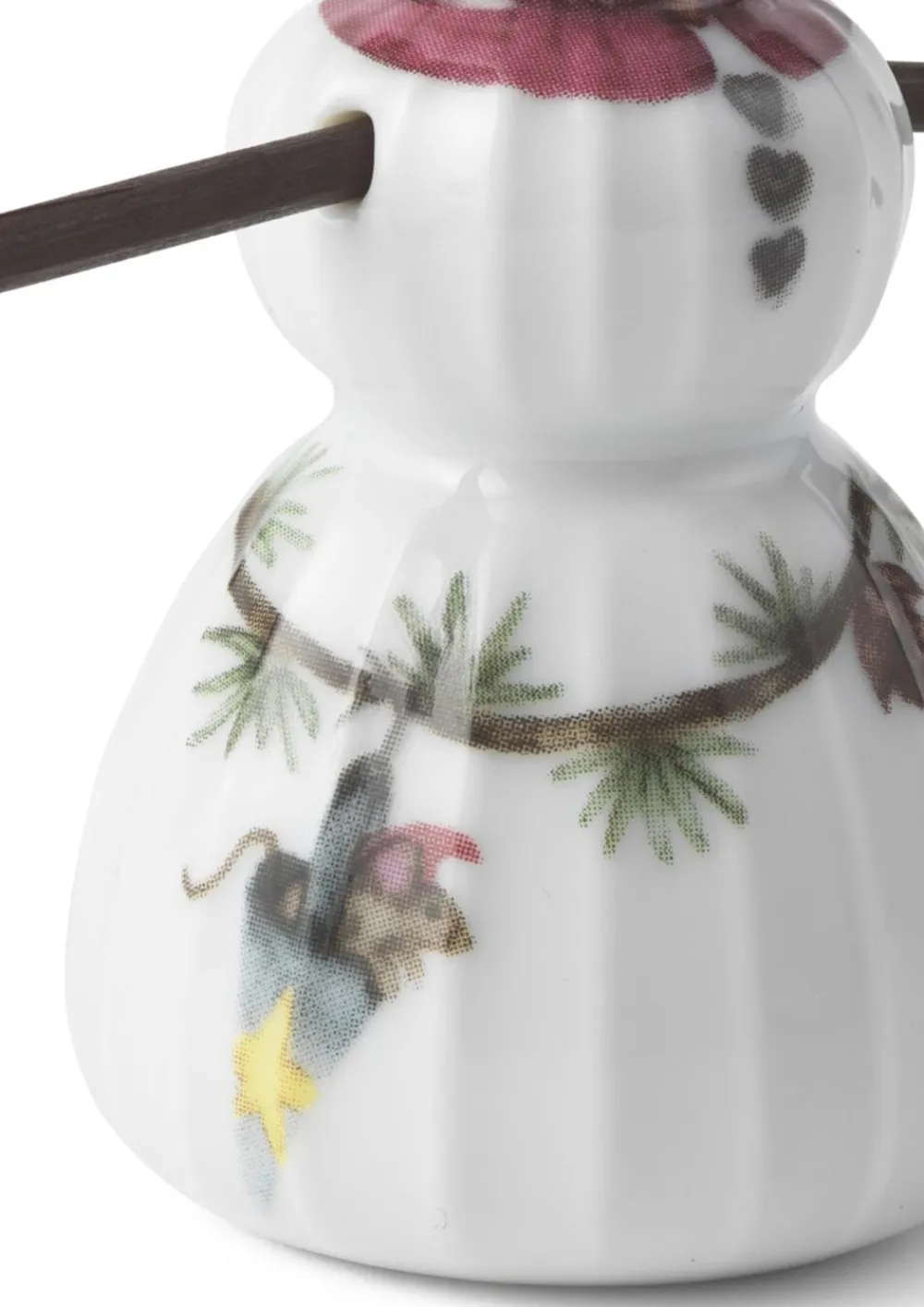 Hammershøi Christmas Snepige H8 hvid m. deko>Kähler Clearance