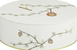 Kähler Hammershøi Juleopbevaringsdåse Ø20/Ø22 hvid 2 stk. Best