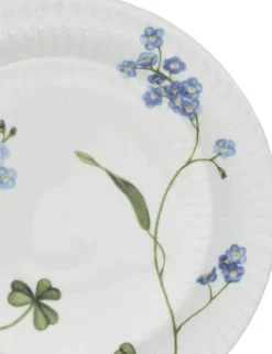 Kähler Hammershøi Summer Tallerken Ø22 cm forglemmigej New